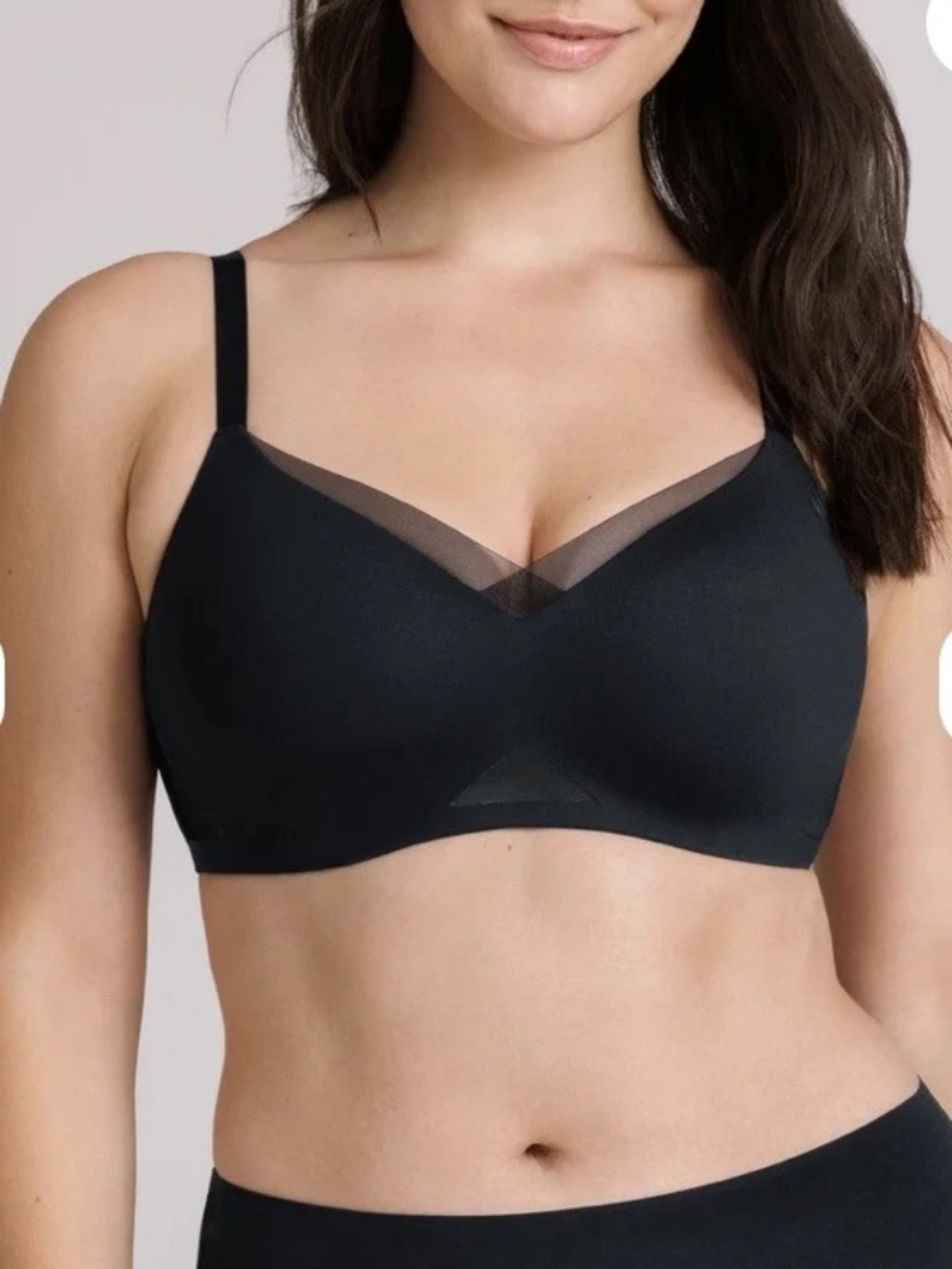 Honeylove Crossover Bra Black Size 42DD(E)/DDD(F) New With Tags